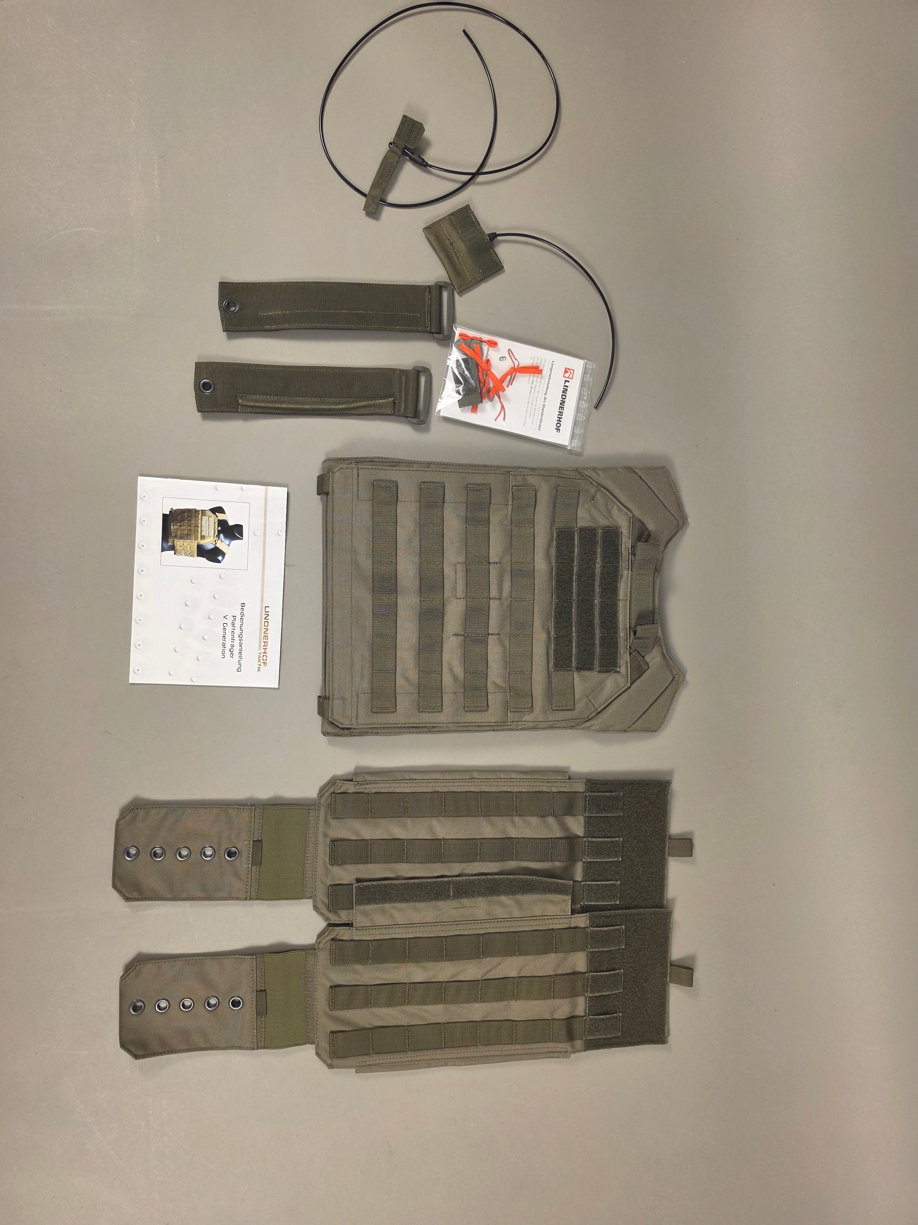 Lindnerhof Taktik Plate Carrier Back Panel + Cummerbund - Quick release
