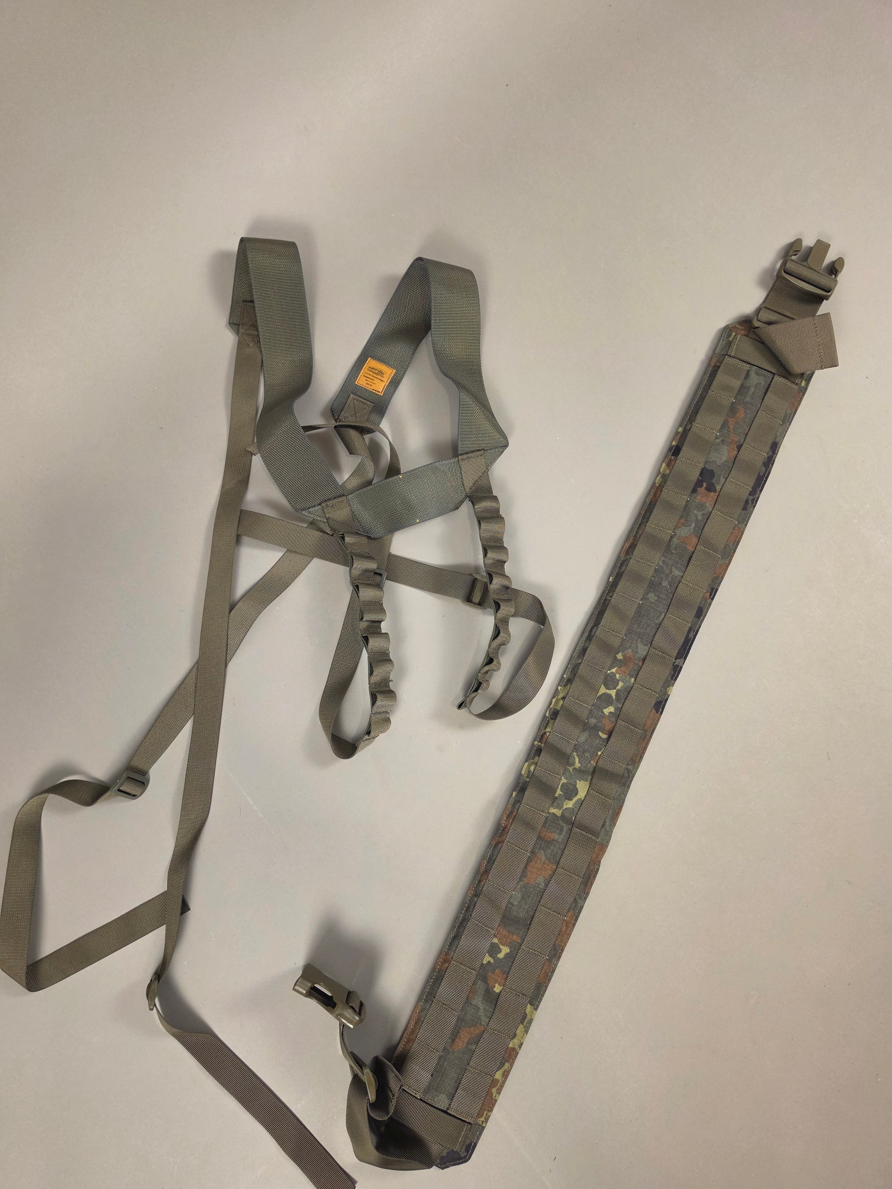 Lindnerhof Taktik Padded Modular Molle Belt, buckle + Suspenders
