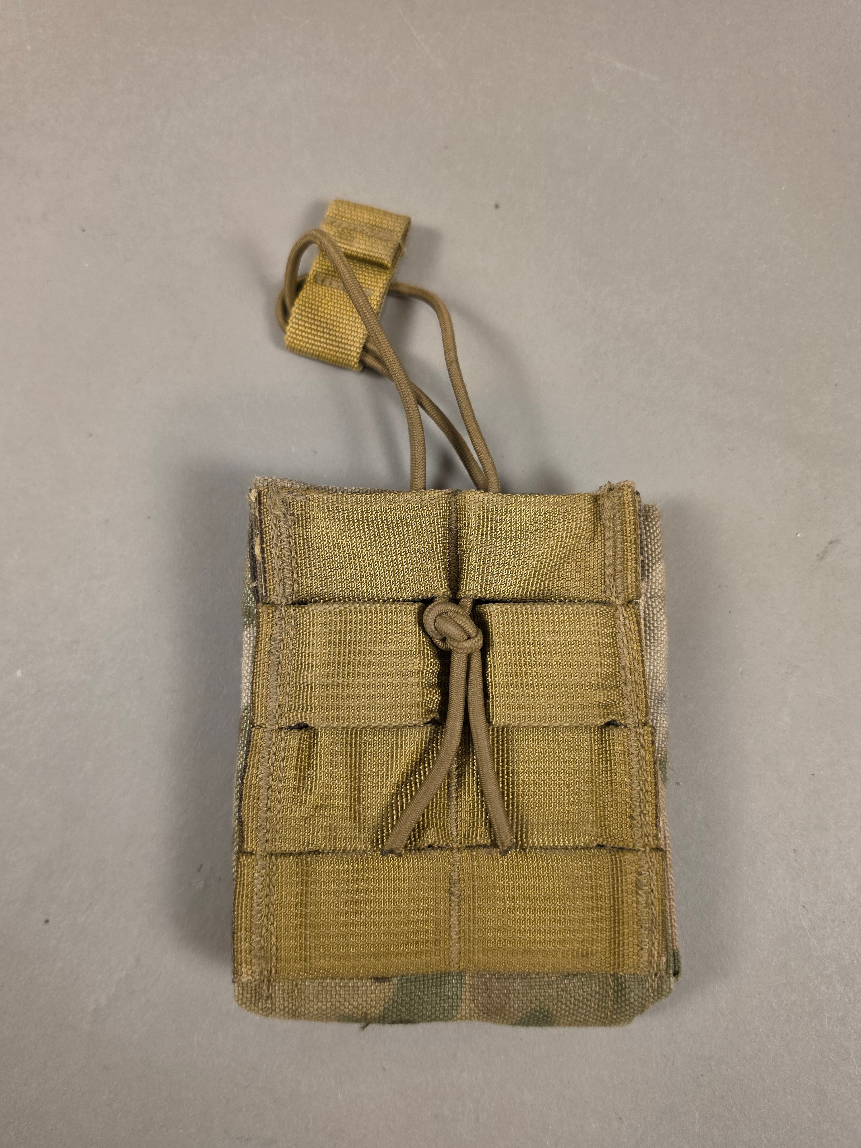 Lindnerhof Taktik Single 7.62 Magazine Pouch, Multicam, Bungee Cord