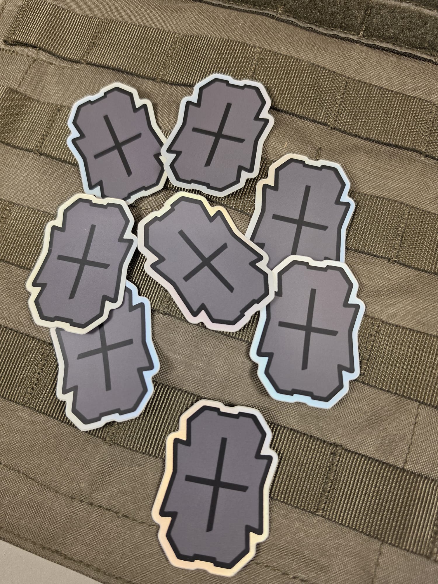 SpezKr. Sticker 4.1 x 5.6 cm Holographic
