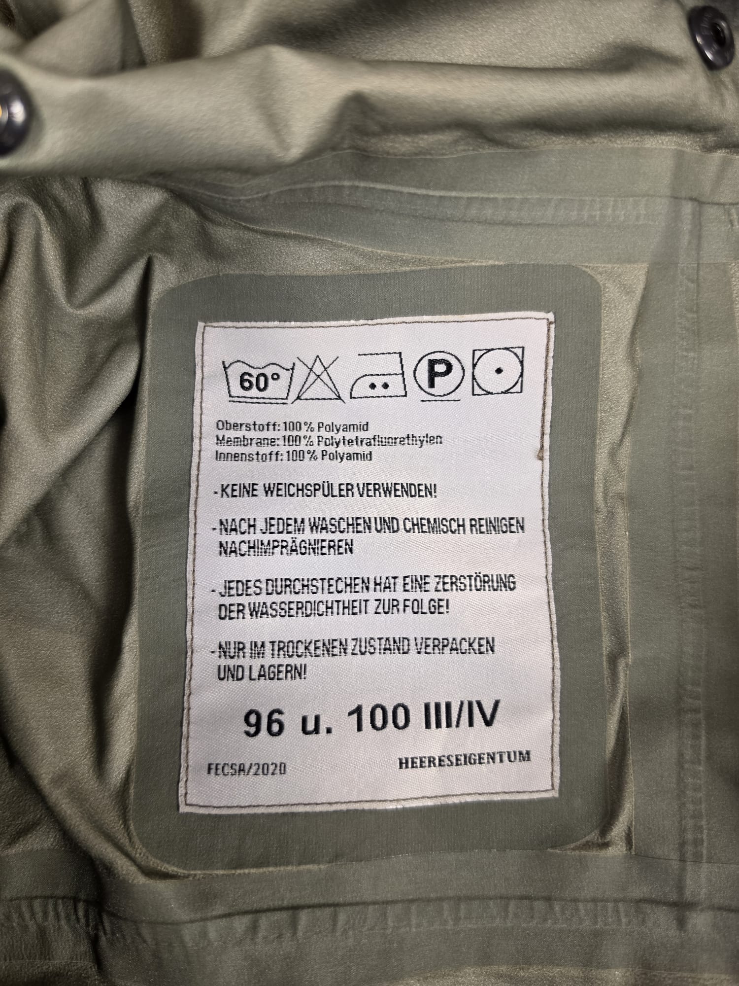 Austrian ÖBH 03 Rain Jacket, Austrotarn Camo