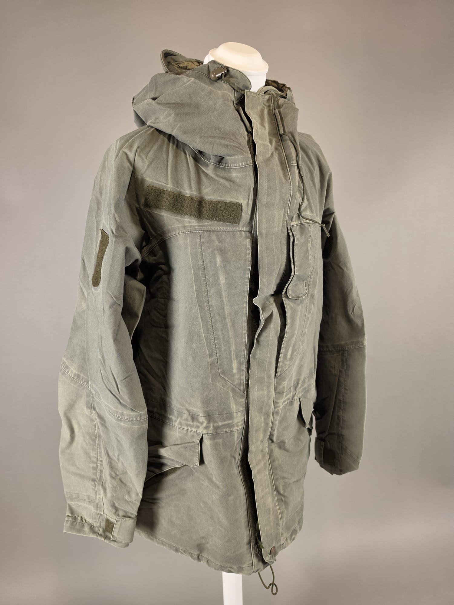 Austrian Gore-Tex KPU Rain Jacket, Olive, Fair condition