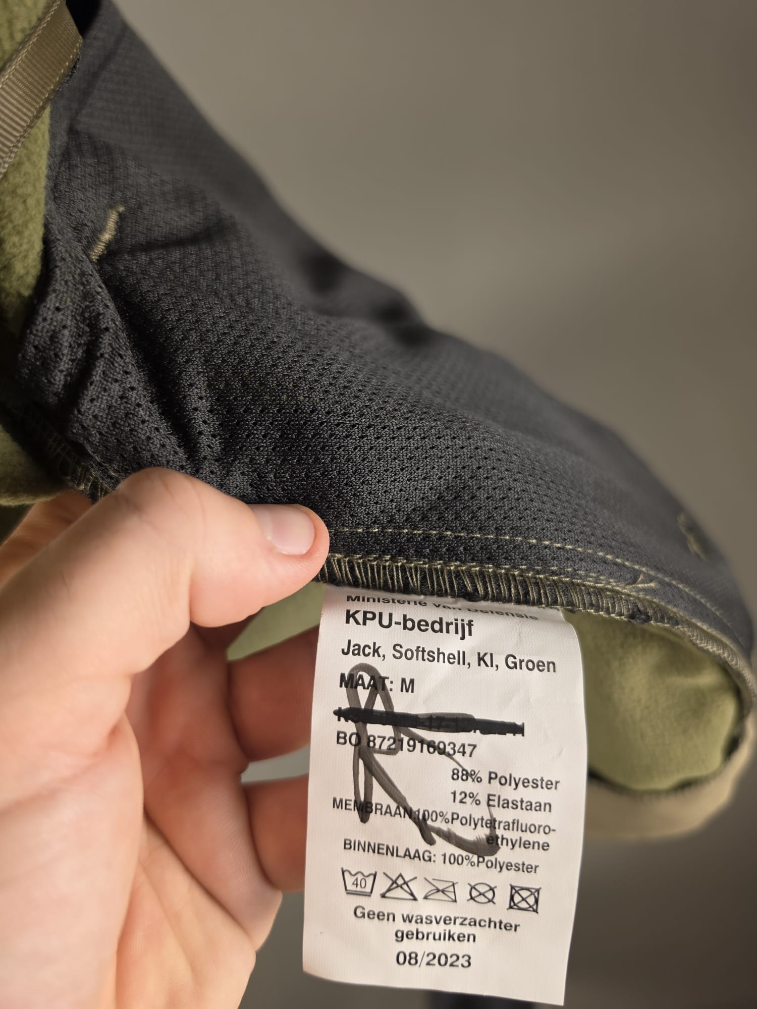 Dutch Softshell KPU Coyote